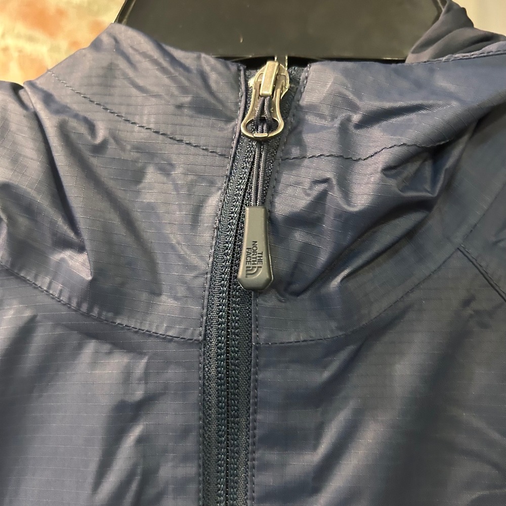 The North Face Rain Jacket Womens Navy Blue DryVent Hooded Waterproof Gorpcore S - Picture 4 of 13
